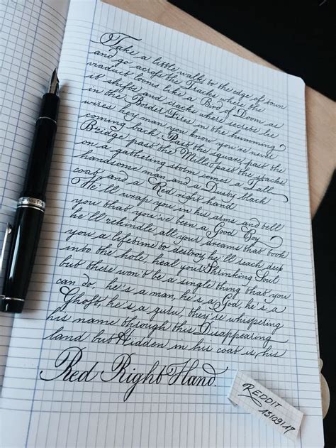 50 Truly Perfect Handwriting Examples That Keep On Impressing People