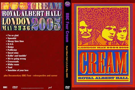 Classic Dvd Cream Bbc Four Cream Royal Albert Hall 2005
