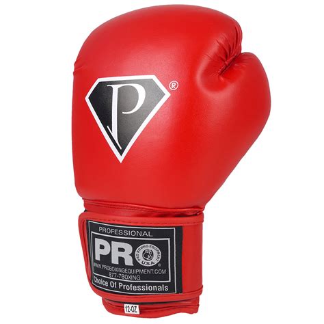 Pro Deluxe Red Black Boxing Gloves Pro Boxing Equipment