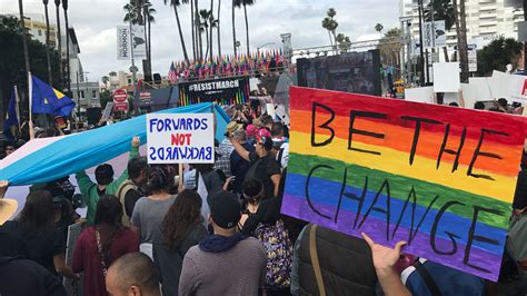 photos la pride s resist march in west hollywood abc7 los angeles