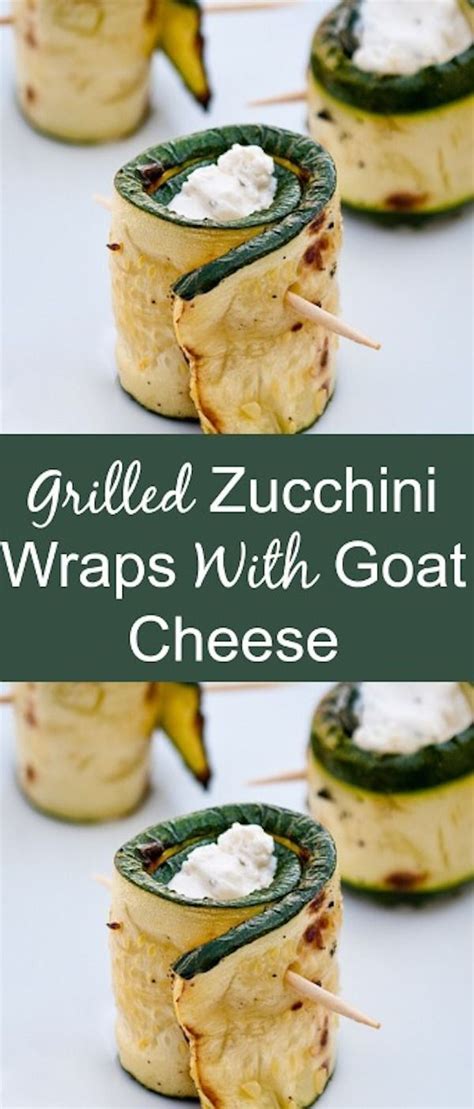What A Great Appetizer Idea This Grilled Zucchini With