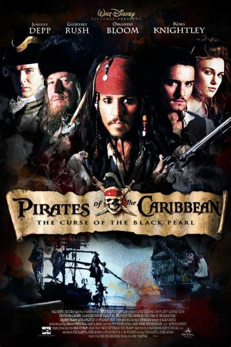 Pirates Of The Caribbean The Curse Of The Black Pearl Poster Us Px