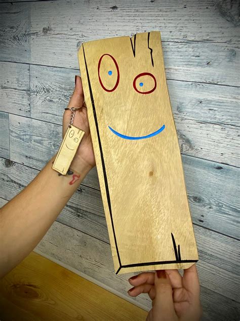 Plank Ed Edd And Eddy Free Keychain T Wood Art Etsy