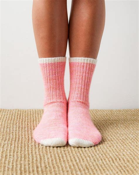 Striped Crew Socks In Pocket Posy Knitting Socks Purl Soho Socks