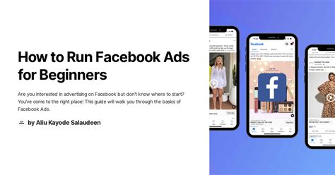 How To Run Facebook Ads For Beginners