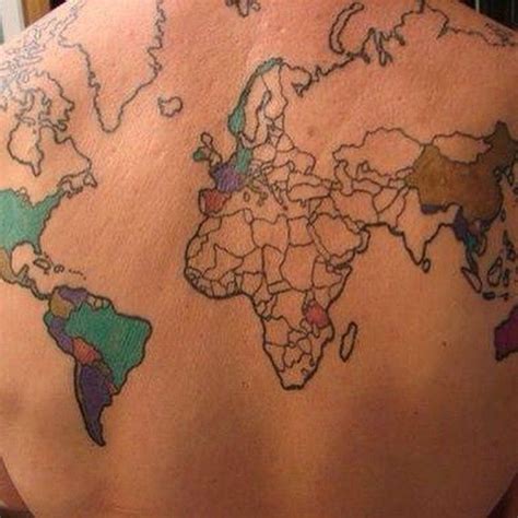 Mapa Mundi Tattoo Tatuagem Mulher Tatuagens Mapa Mundi Kulturaupice