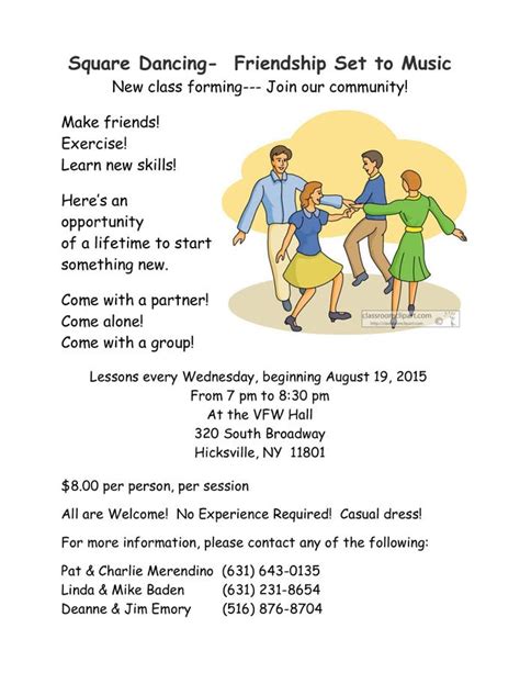 Square Dance Class Forming In Hicksville Plainview Ny Patch