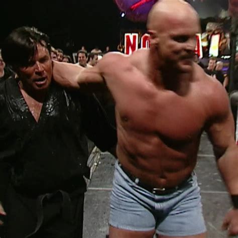 Austin Vs Bischoff No Way Out 2003 Stone Cold Steve Austin Eric Bischoff Wwe Stone Cold
