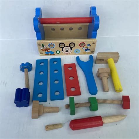Mickey Mouse Clubhouse Disney Melissa And Doug Wooden Tool Kit Box Toy