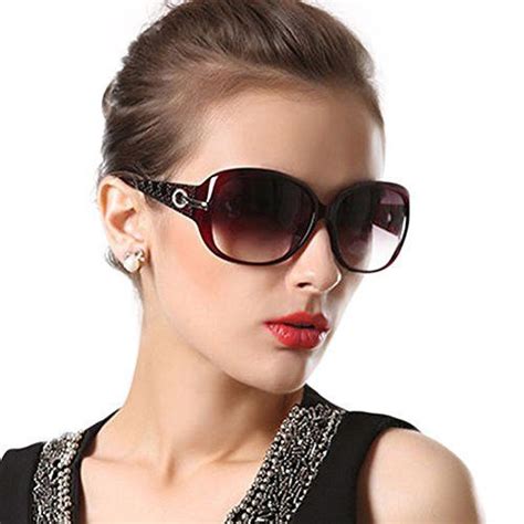 Womens Shades Classic Oversized Polarized Sunglasses 100 Uv Protection 6214 Shades For Women