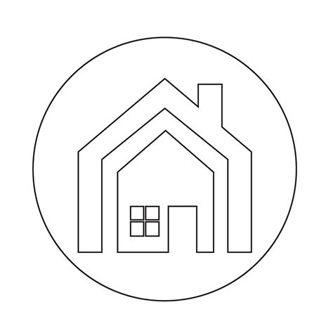 Real Estate House Icon 568486 Vector Art At Vecteezy