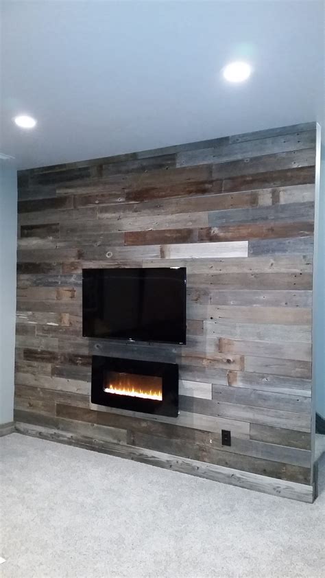 Wind Fence Fireplace Wall Sustainable Lumber Company