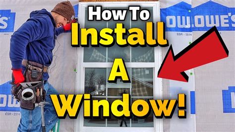 How To Install A Window New Construction Youtube
