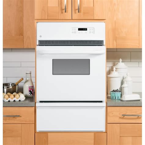 Ge 24 In Self Cleaning Single Gas Wall Oven White In The Gas Wall