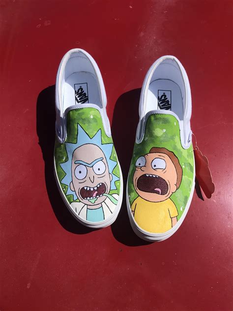 I Made More Rick And Morty Shoes And I Think Im Getting Better At