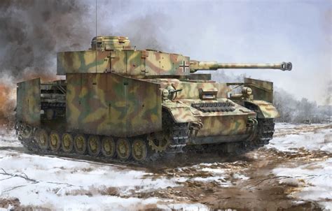 Wallpaper Panzerkampfwagen Iv Tiv Pz Kpfw Iv Medium Tank Of The