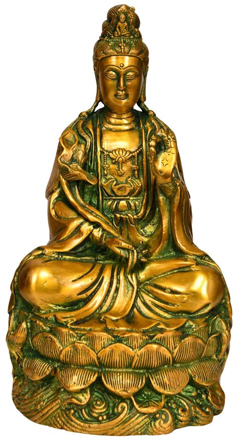 Tibetan Buddhist Deity Kuan Yin Goddess Of Compassion