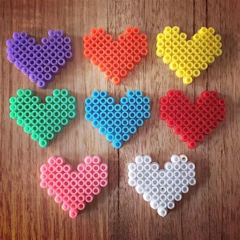 Happy Valentines Day Hearts Perler Beads By Tracey Melbourne Mamma