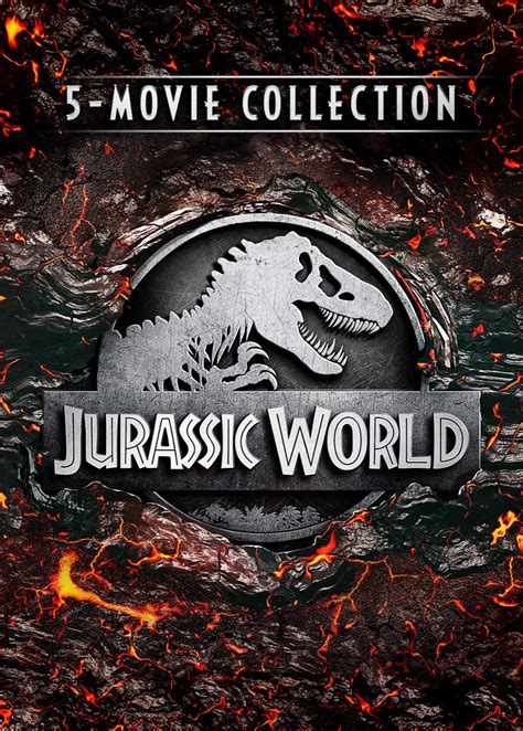 Jurassic World 5 Movie Collection 5 Dvd Edizione Stati Uniti Italia Amazones Cine Y Series Tv