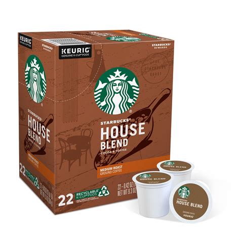 Starbucks House Blend Coffee Keurig K Cup Pods 22 Count Mrorganic Store