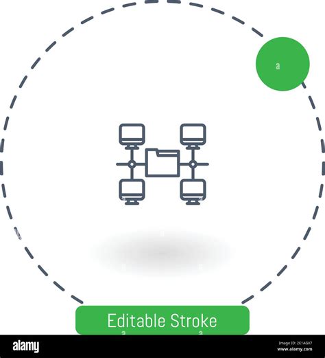 icono de vector de repositorio iconos de contorno de trazo editables para web y móvil Imagen