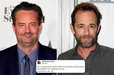 Friends Fans Confuse Matthew Perry With Riverdale Actor Luke Perry