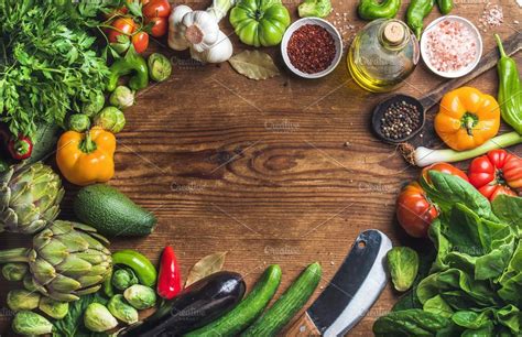 Fresh Raw Ingredients Stock Photo Containing Food And Background High