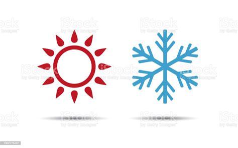 Hot And Cold Temperature Icon Stock Illustration Download Image Now