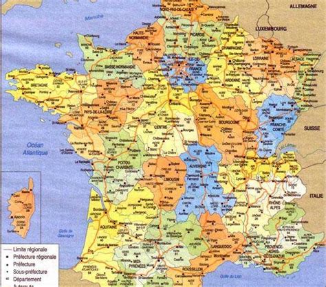Géographie De La France Voyage Carte Plan