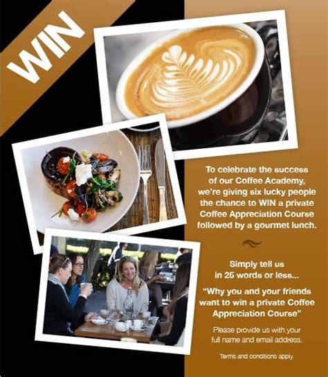 Your Chance To Win A Coffee Appreciation Course For You And 5 Friends