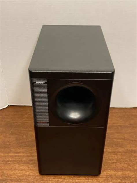 BOSE ACOUSTIMASS 3 Series IV Speaker System Black Subwoofer TESTED No