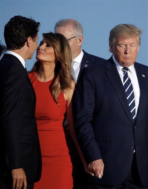 melania s ready to risk it all first lady s trudeau encounter delights internet us news