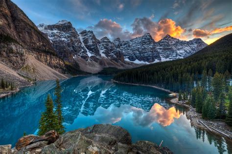 Free Wallpapers Mountain Canada Lake Forest
