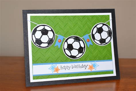 Kid Birthday Card Using Great Sports And Banner Framelits From Stampin