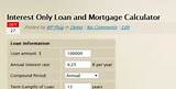 Images of Interest Only Mortgage Loan Calculator