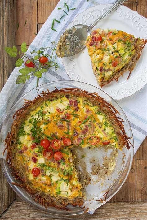 Gluten Free Potato Crusted Quiche Only Gluten Free Recipes