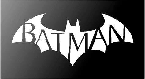 Batman Symbol Arkham City Asylum Gotham Vinyl Decal Car Window Laptop