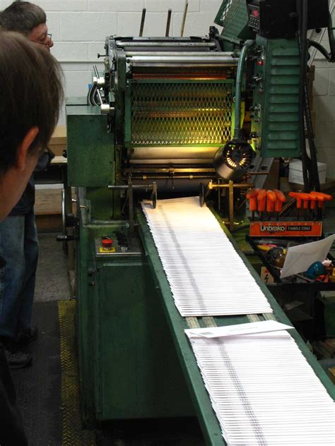 Envelope Presses Running Job Los Angeles Offset Printing Pressman