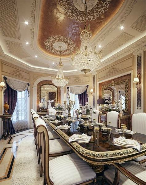 The Formal Dining Room Luxury Mansions Interior Mansion Interior
