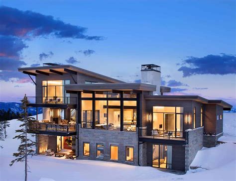 Modern Mountain Home Boasts Chic And Stylish Living In