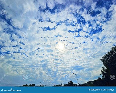 A Mackerel Sky For Clouds Of Altocumulus Rippling Pattern Similar In