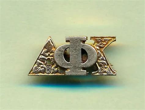Vintage 10k Gold Alpha Phi Kappa Greek Fraternity Pin 8500 Picclick