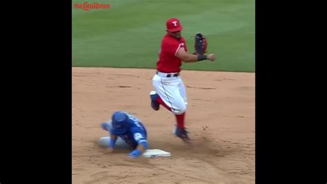 Rougned Odor Punches Jose Bautista In The Jaw Youtube