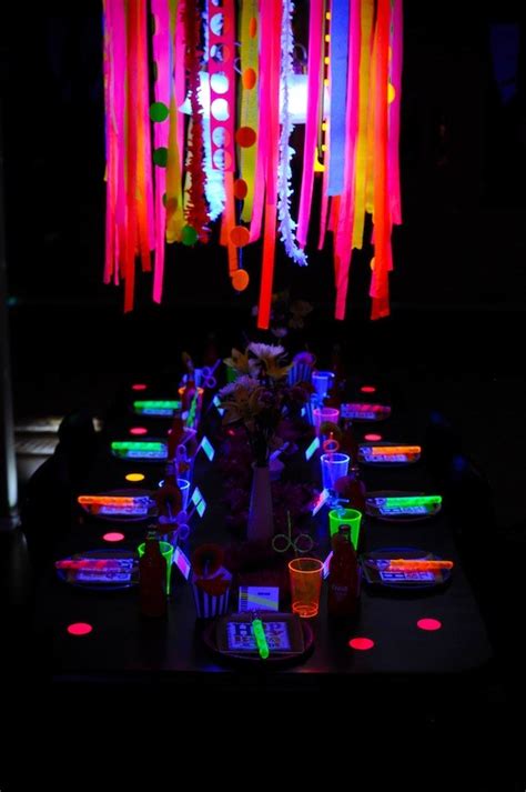 15 Glow In The Dark Party Ideas B Lovely Events