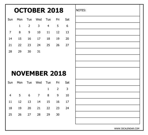 2 Month Calendar Template Calendar Template Blank Calendar Template