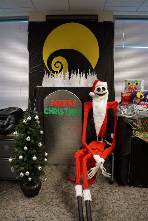 Nightmare Before Christmas office aisle decoration …  Nightmare before