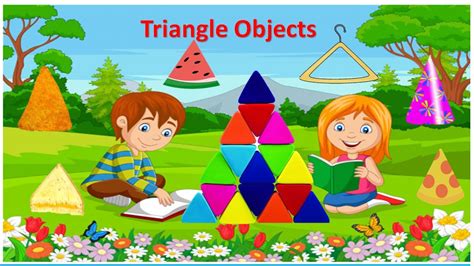 Triangle Shape With Real Objects Triangle Shape Objects With