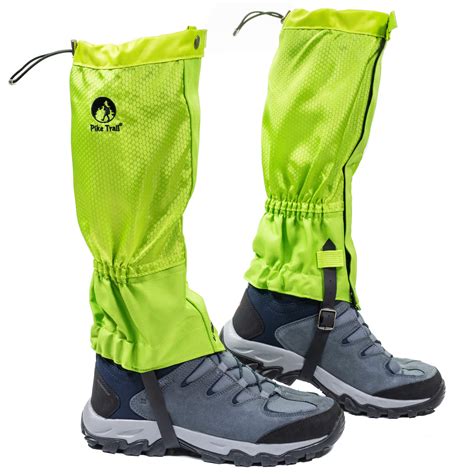 Pike Trail Leg Gaiters Waterproof And Adjustable Snow Boot Gaiters