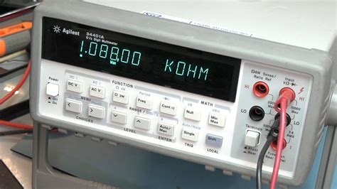 Agilent 34401a Digital Multimeter Youtube