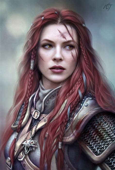 image result for red hair warrior warrior woman character portraits fantasy inspiration
